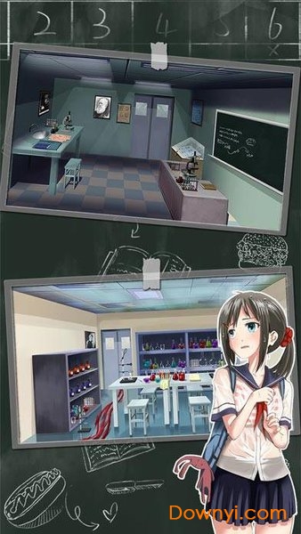 密室逃脱绝境系列5萝莉校园最新版(escape school) 游戏截图