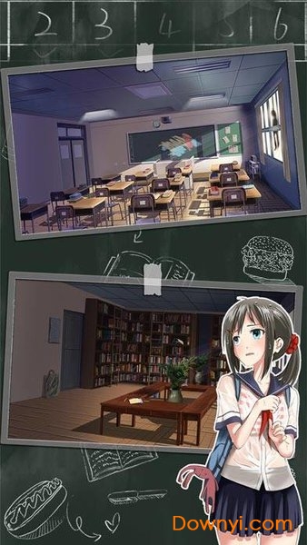 密室逃脱绝境系列5萝莉校园最新版(escape school) 游戏截图