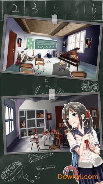 密室逃脱绝境系列5萝莉校园最新版(escape school) 游戏截图